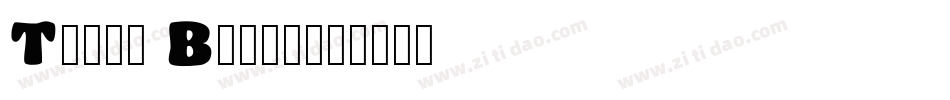 Taber Block字体转换